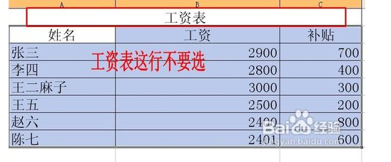 WPS表格数据的排序排序方法