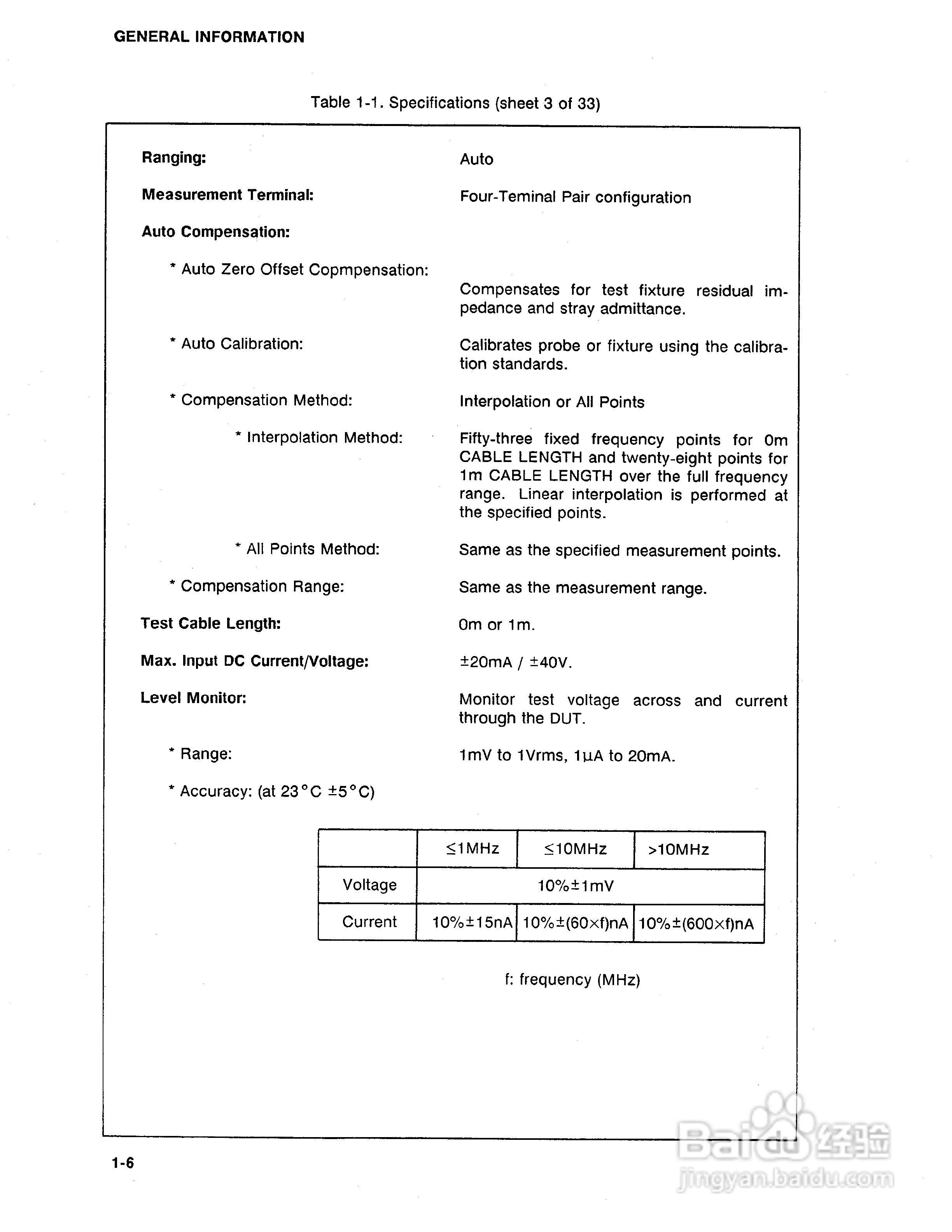 HP 4194A 电桥用户使用手册:[5]