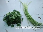 香菜爆鸡胗的制作