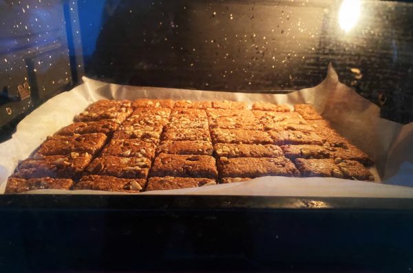 高纤低糖燕麦核桃饼