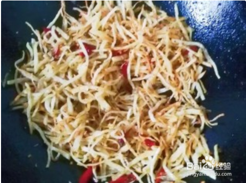 制作干煸土豆丝
