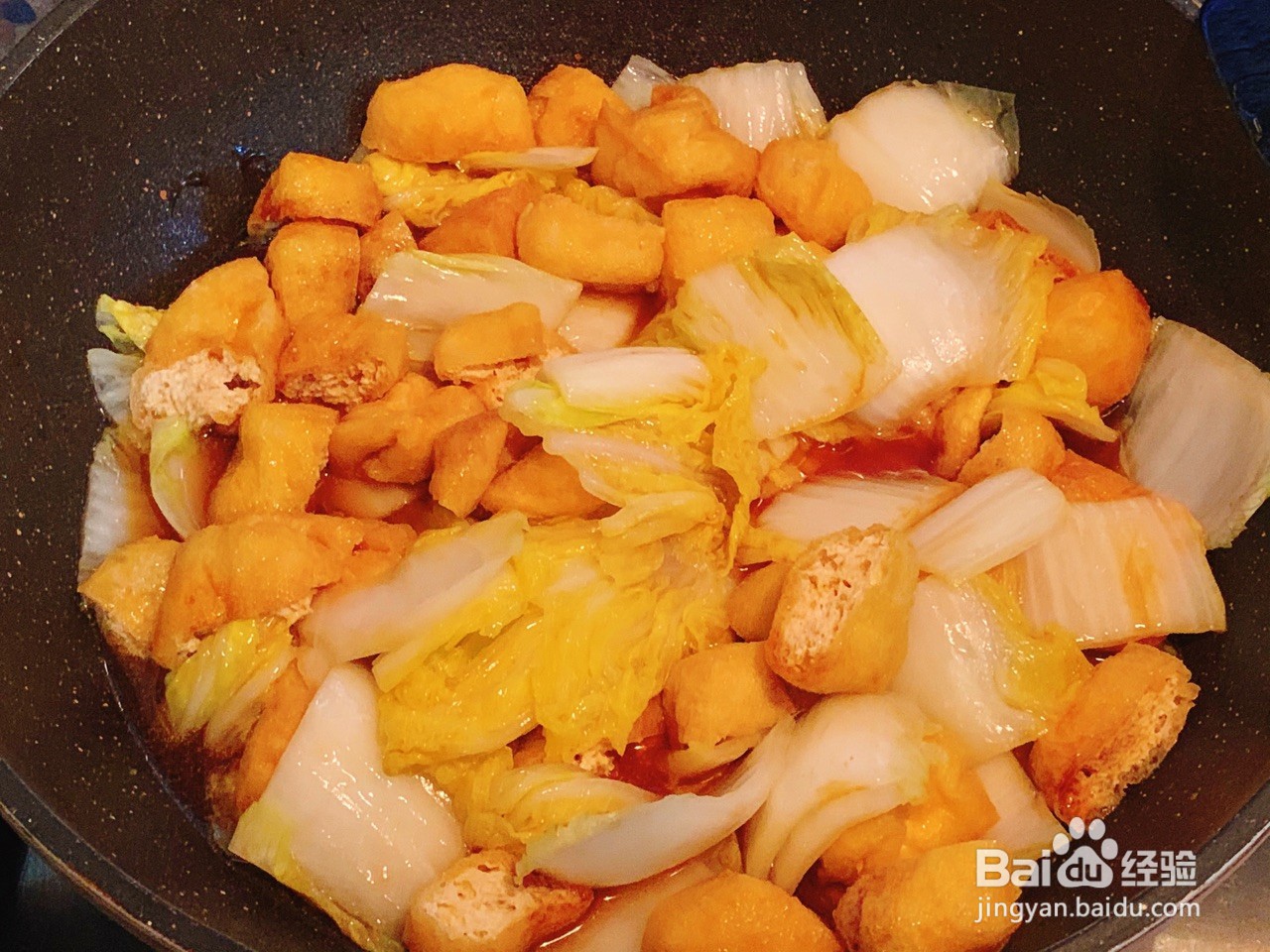 白菜焖豆泡怎么做