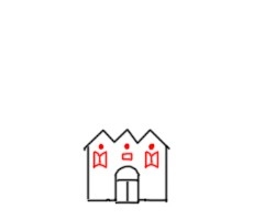 古堡城镇怎么画