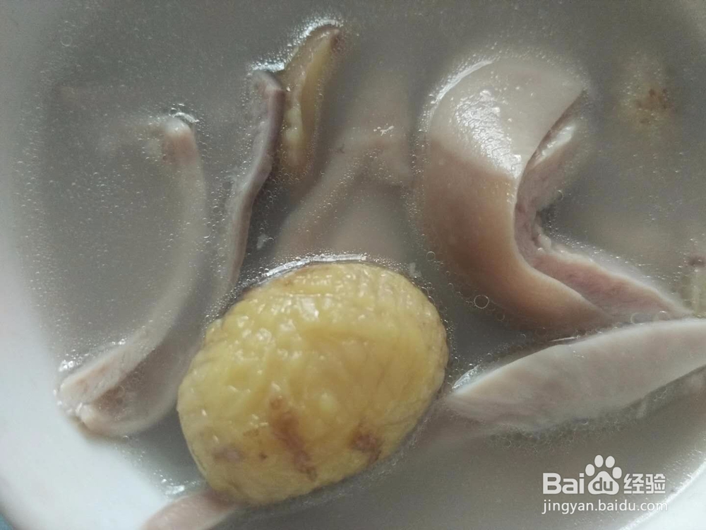 板栗猪肚汤怎么做