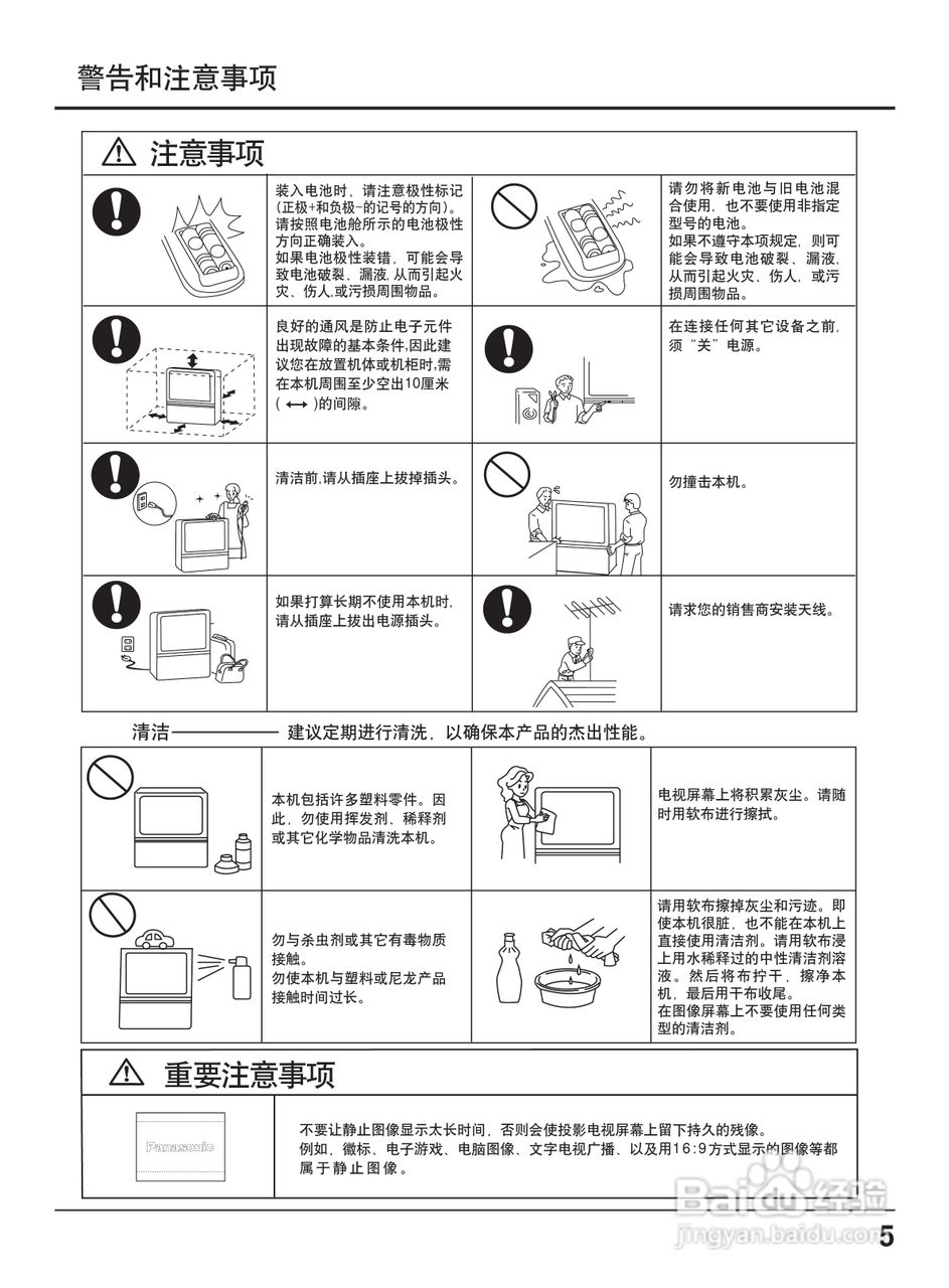 松下TC-51P860D投影式彩电使用说明书:[1]