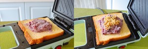 芋泥肉松三明治的做法