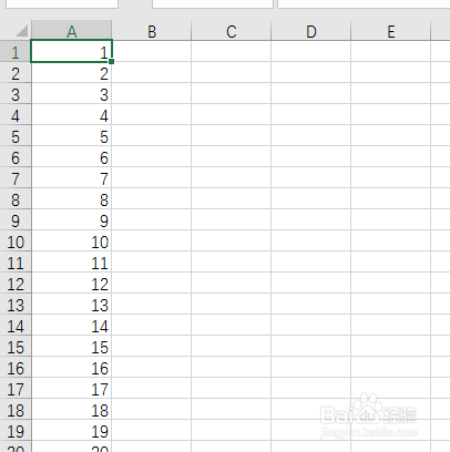 2016 Excel如何五秒钟录入1-1000序列号？