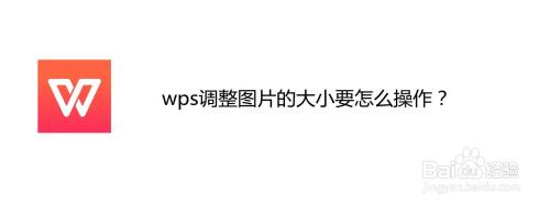 wps调整图片的大小要怎么操作?