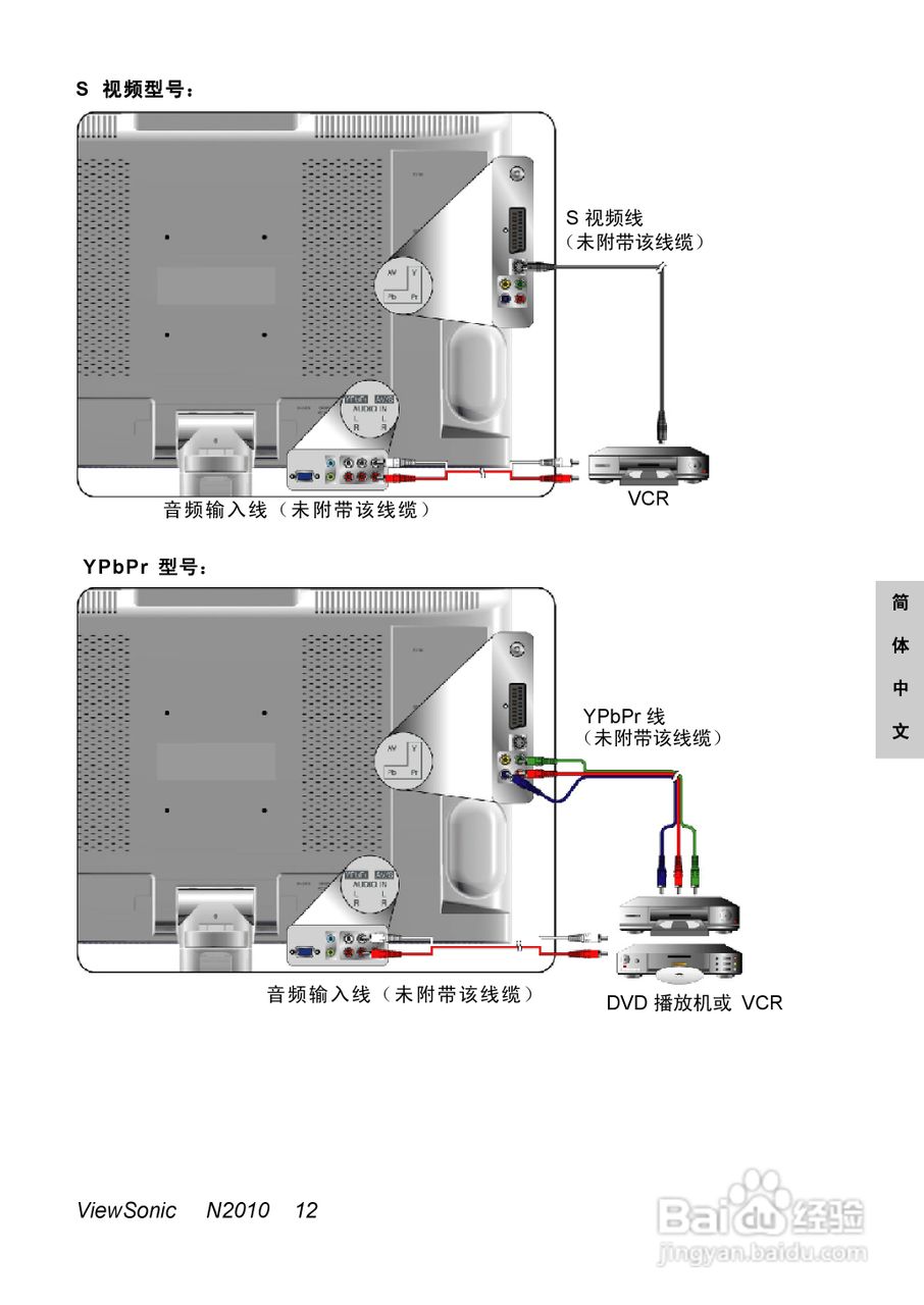 优派N2010液晶彩电使用说明书:[1]