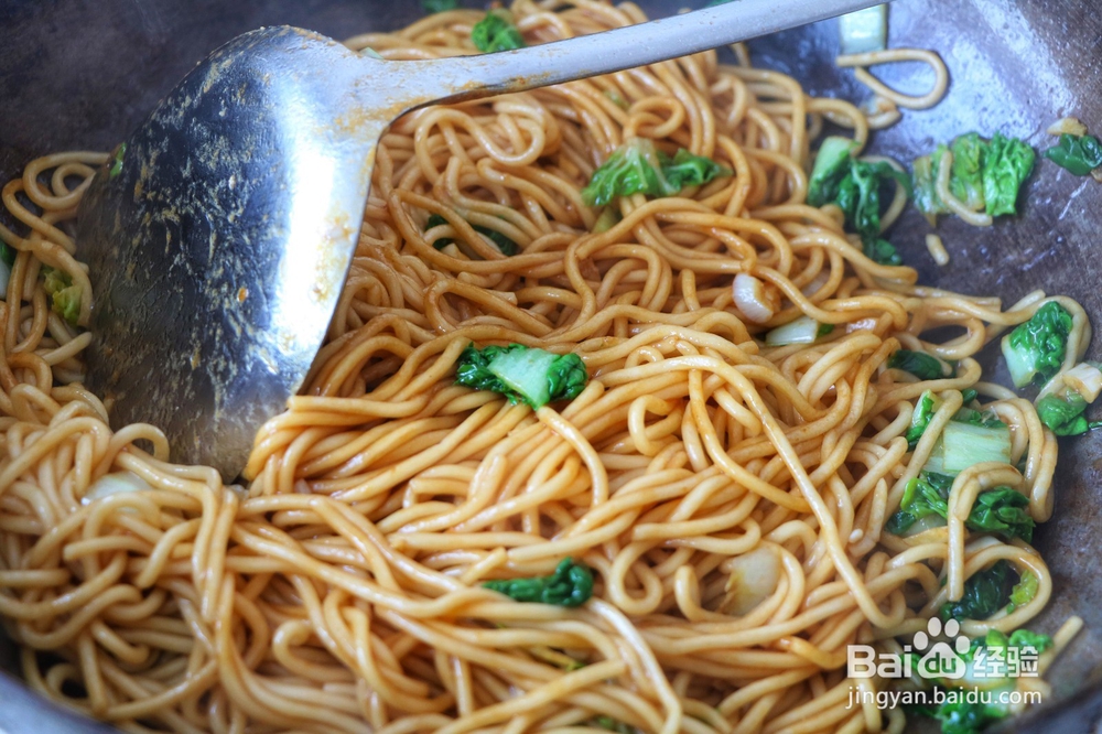 酱油炒面 快手早餐 懒人必备