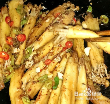 烧烤味的金针菇