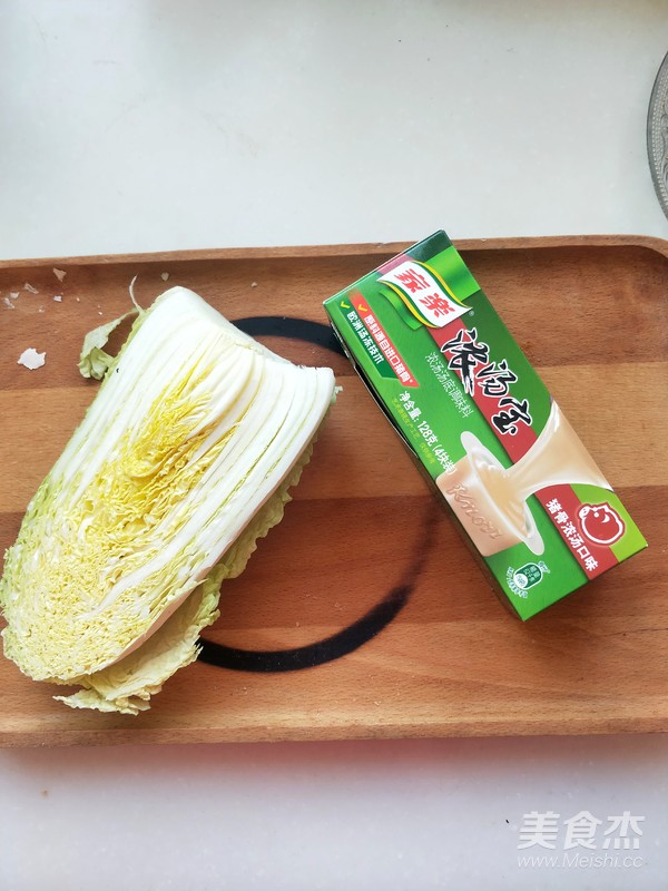 白菜肉片浓汤