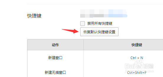 里讯浏览器如何恢复默认快捷键