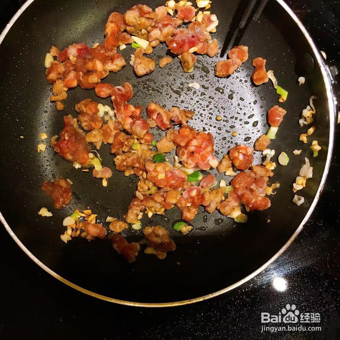 酱烧肉末家常豆腐的详细做法