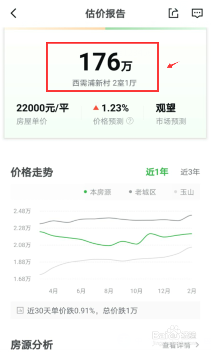 安居客如何对房屋进行估价
