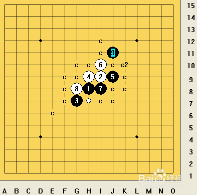 五子棋之斜月局攻略01
