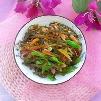 怎么做美味的三丝炒海带