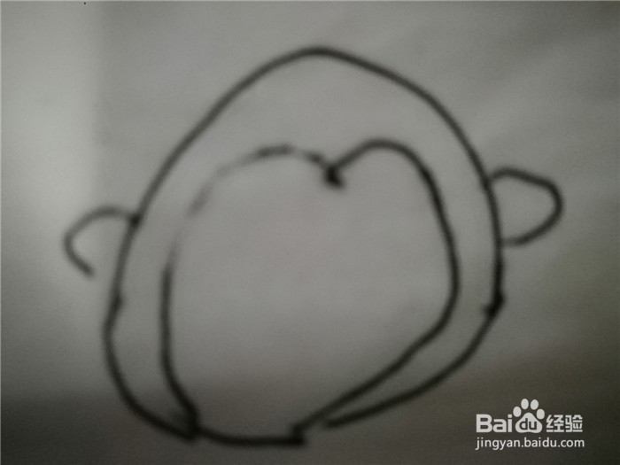 怎么样用简笔画画猴子