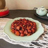 过年回家美食记53--炸酱鸡丁