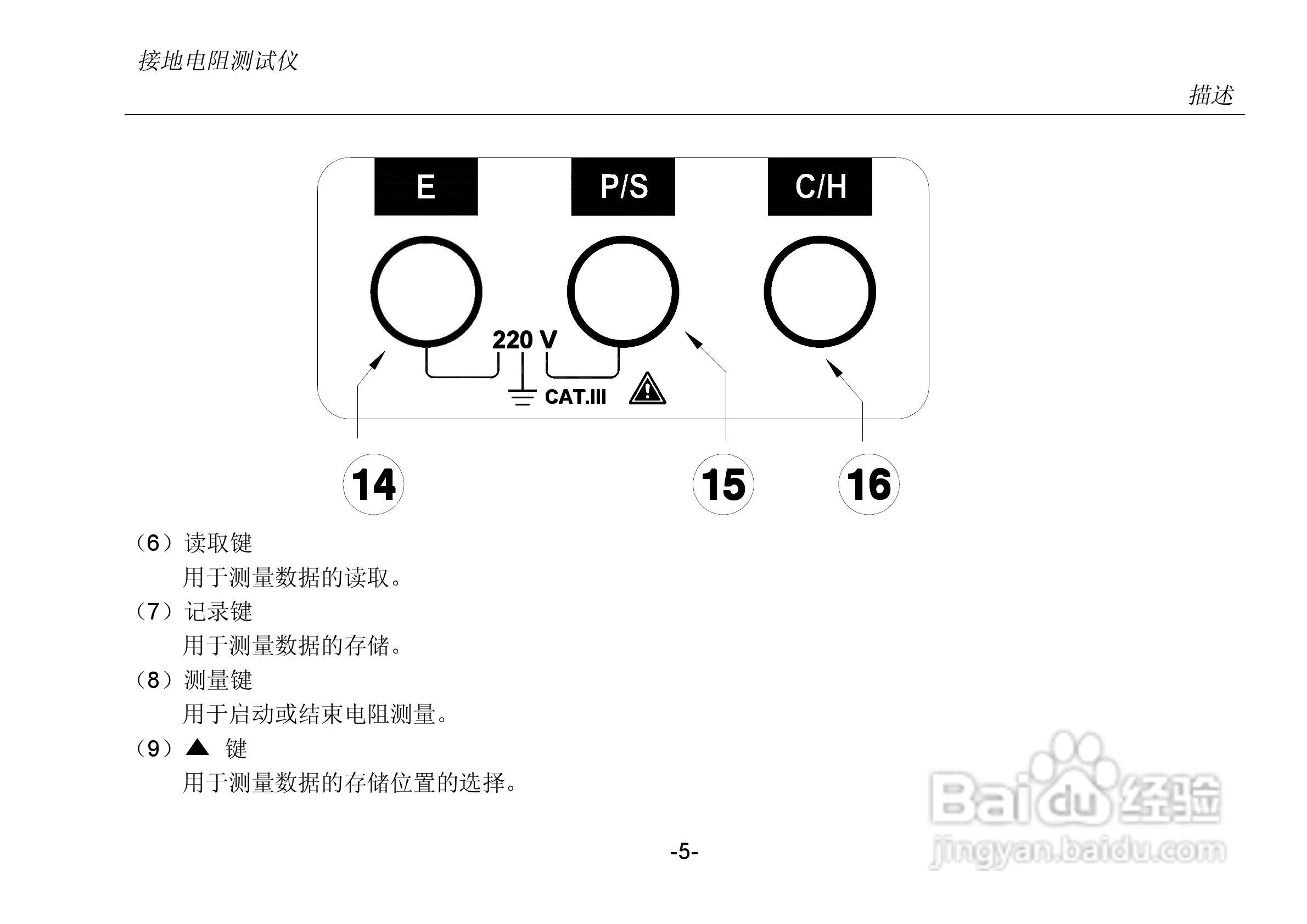 华仪MS2302接地电阻测试仪使用说明书:[1]