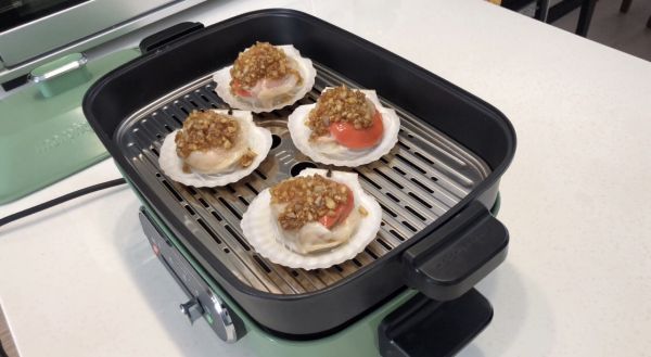 蒜蓉粉丝蒸扇贝