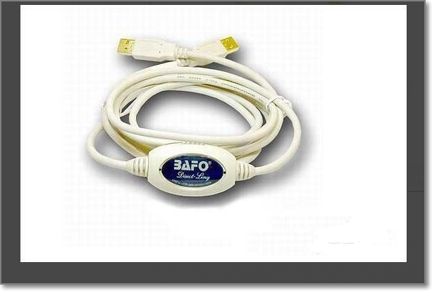 用USB线如何将两台电脑连接在一起传送文件