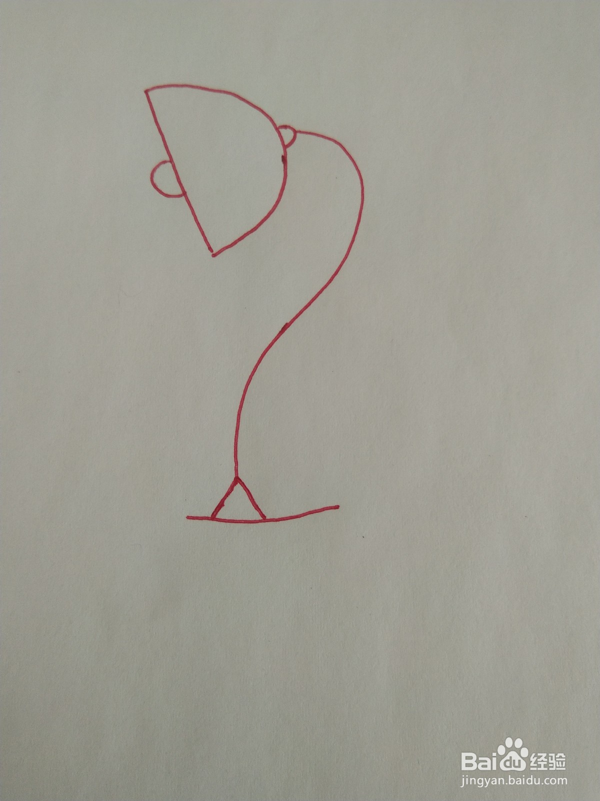 台灯的简笔画法