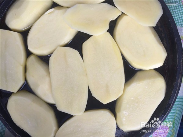 电饼铛香煎土豆片