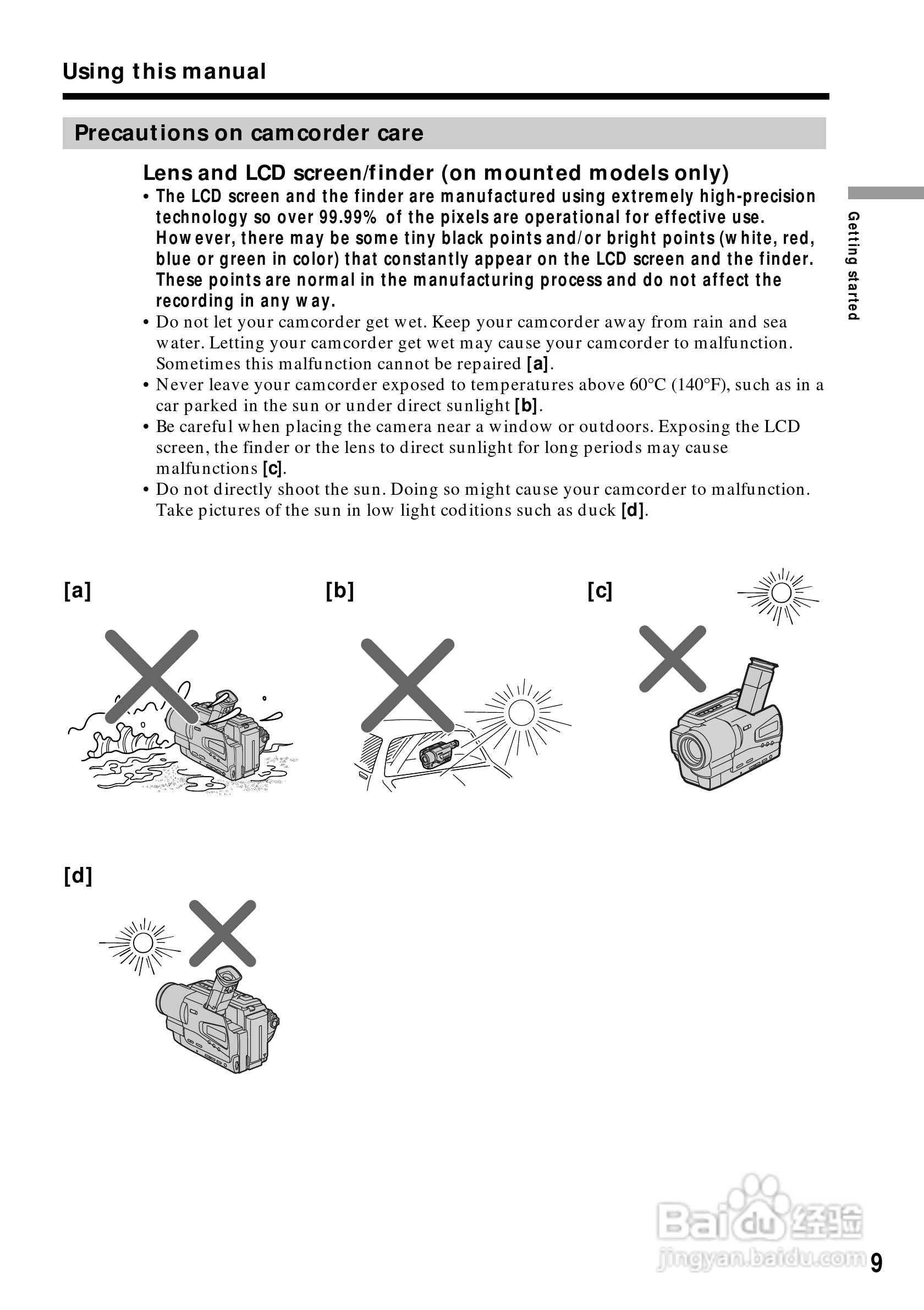 索尼CCD-TR818模拟摄像机说明书:[1]