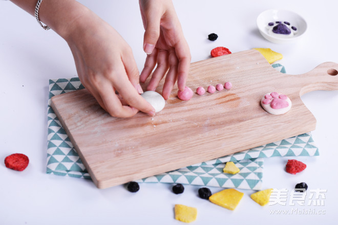 纯天然无添加的萌萌哒猫爪汤圆