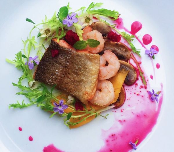 芒果虾仁煎鳕鱼