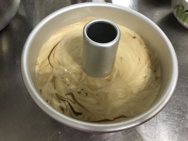 咖啡大理石纹戚风蛋糕