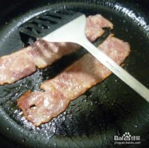 好吃的培根汉堡