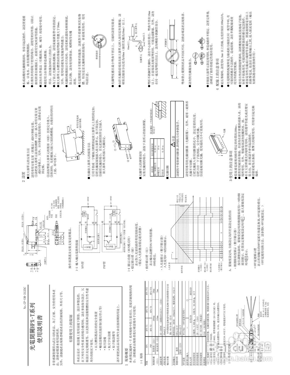 日本山武放大器HPX-T1操作手册