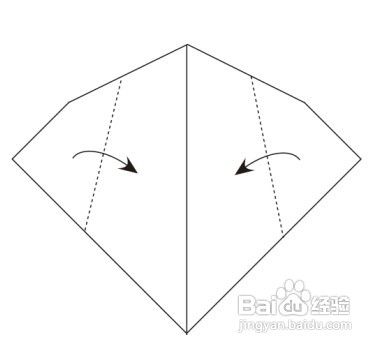 简单折纸:茄子的折法
