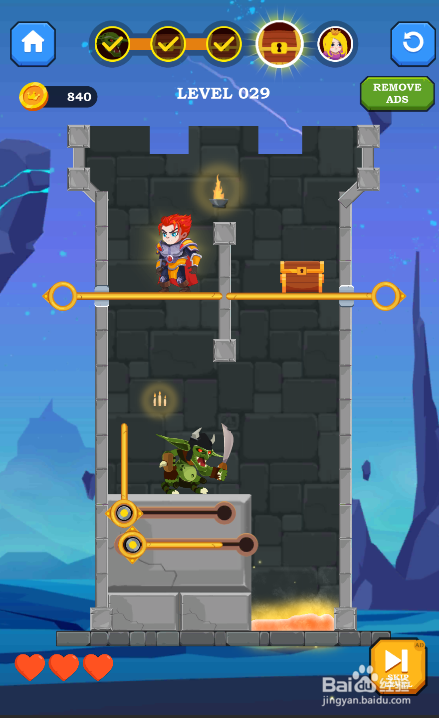 Hero Rescue Online的LEVEL 029如何通关？