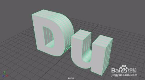 Maya怎样创建3d文字 百度经验 Maya怎样创建3d文字 百度经验