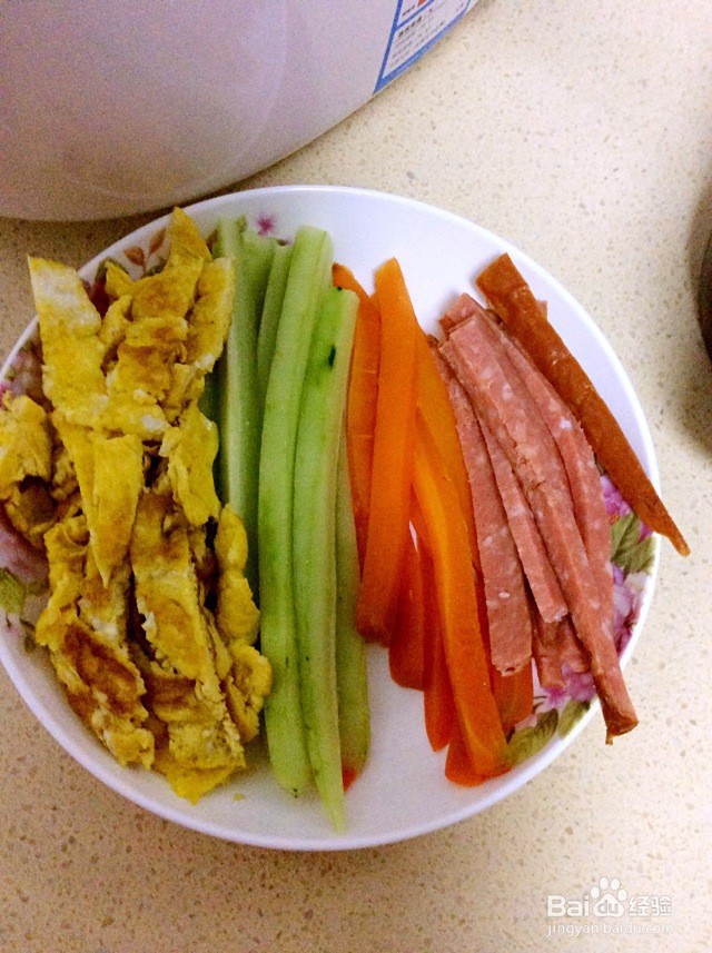 紫菜包饭的做法