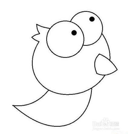 教你简笔画小鸟