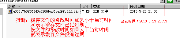 yii框架缓存设置