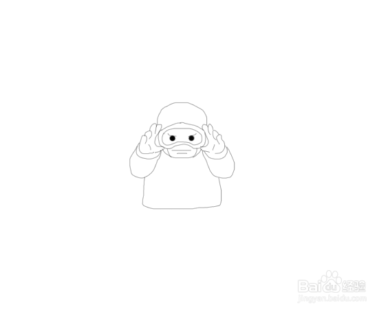 儿童抗击疫情简笔画如何画