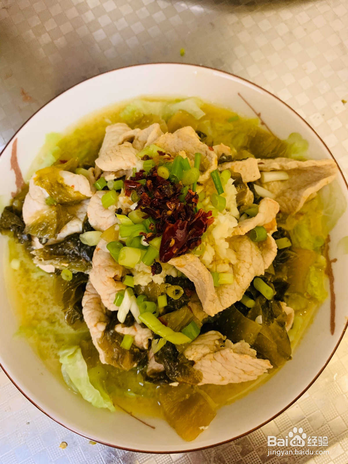 低脂酸菜肉片的做法