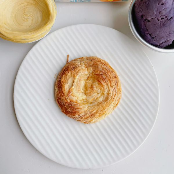 流心芝士紫薯挞