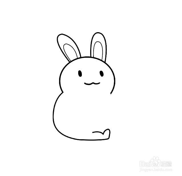 如何手工画背萝卜的兔子简笔画？