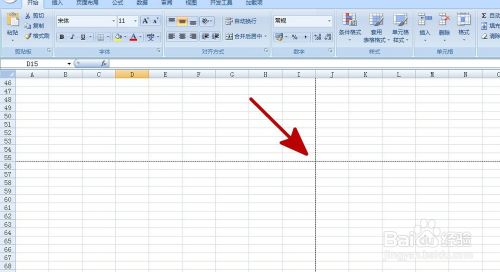 EXCEL中如何显示工作表中的分页符