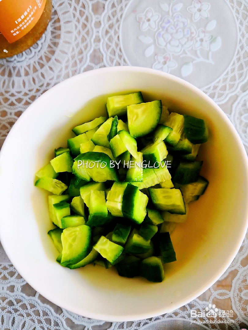 美味到哭的黄瓜蜂蜜水