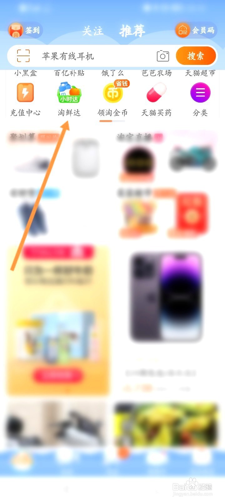 淘鲜达该如何开通鲜月卡