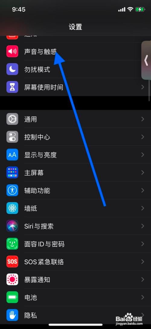 iPhone手机设置关闭电话铃声振动教程