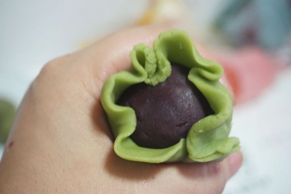 桃山皮流心月饼