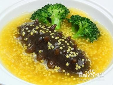 最简单的家常海参小米粥做法